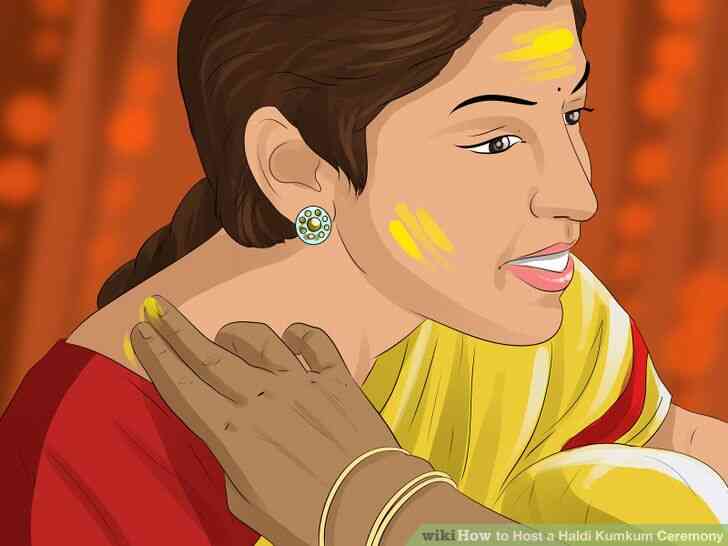 Imagen titulada el Anfitrión de una Haldi Kumkum Ceremonia de Paso de 6