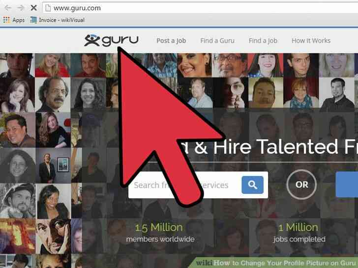 Imagen titulada Cambiar Su Foto de Perfil en Gurú de Paso de 1
