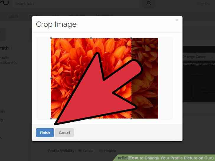 Imagen titulada Cambiar Su Foto de Perfil en Gurú Paso 8