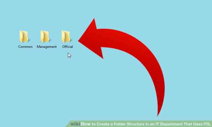 Imagen titulada Crear una Estructura de Carpetas en un Departamento de informática Que Utiliza ITIL Paso 3